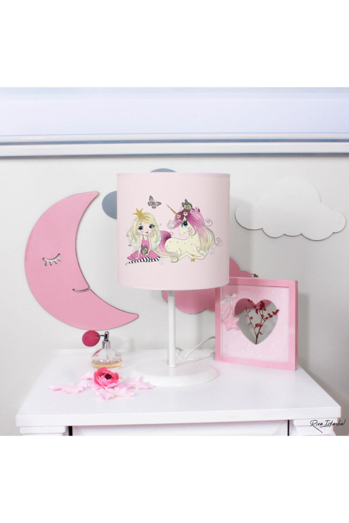 Beshick Şeker Kız Pony Çocuk Odası Abajur