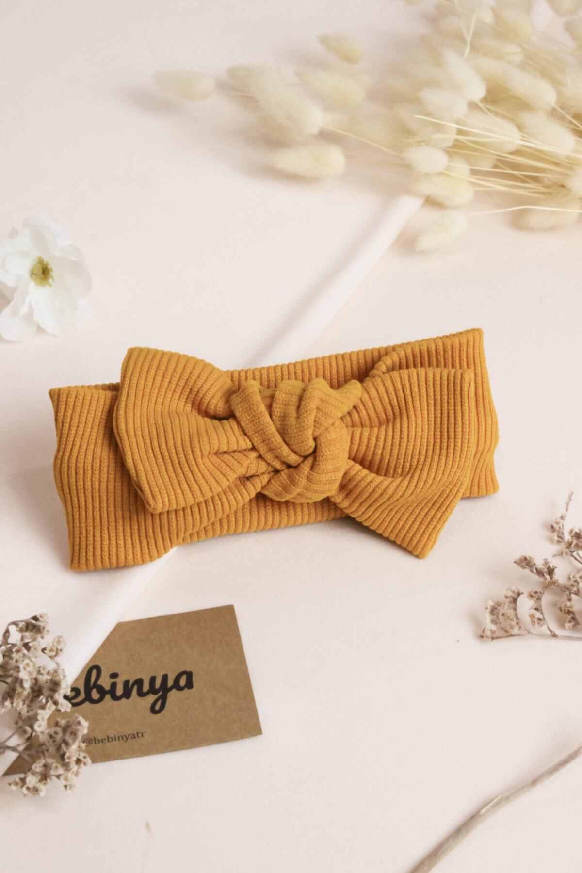 Bebinya Hardal Bebek Çocuk Ribana Bandana Saç Bandı