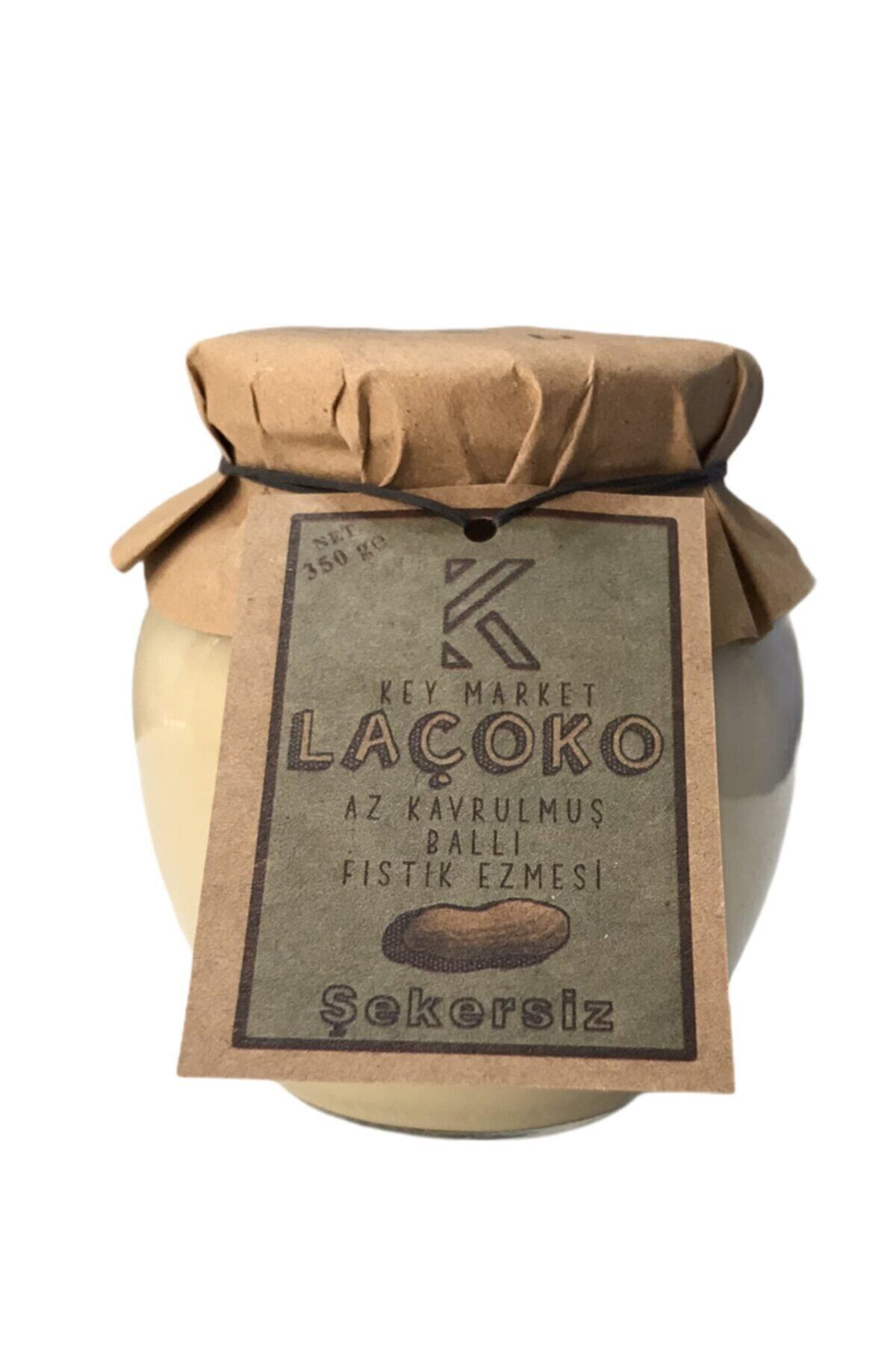 KEY Market Laçoko Az Kavrulmuş Ballı Fıstık Ezmesi 350 Gr