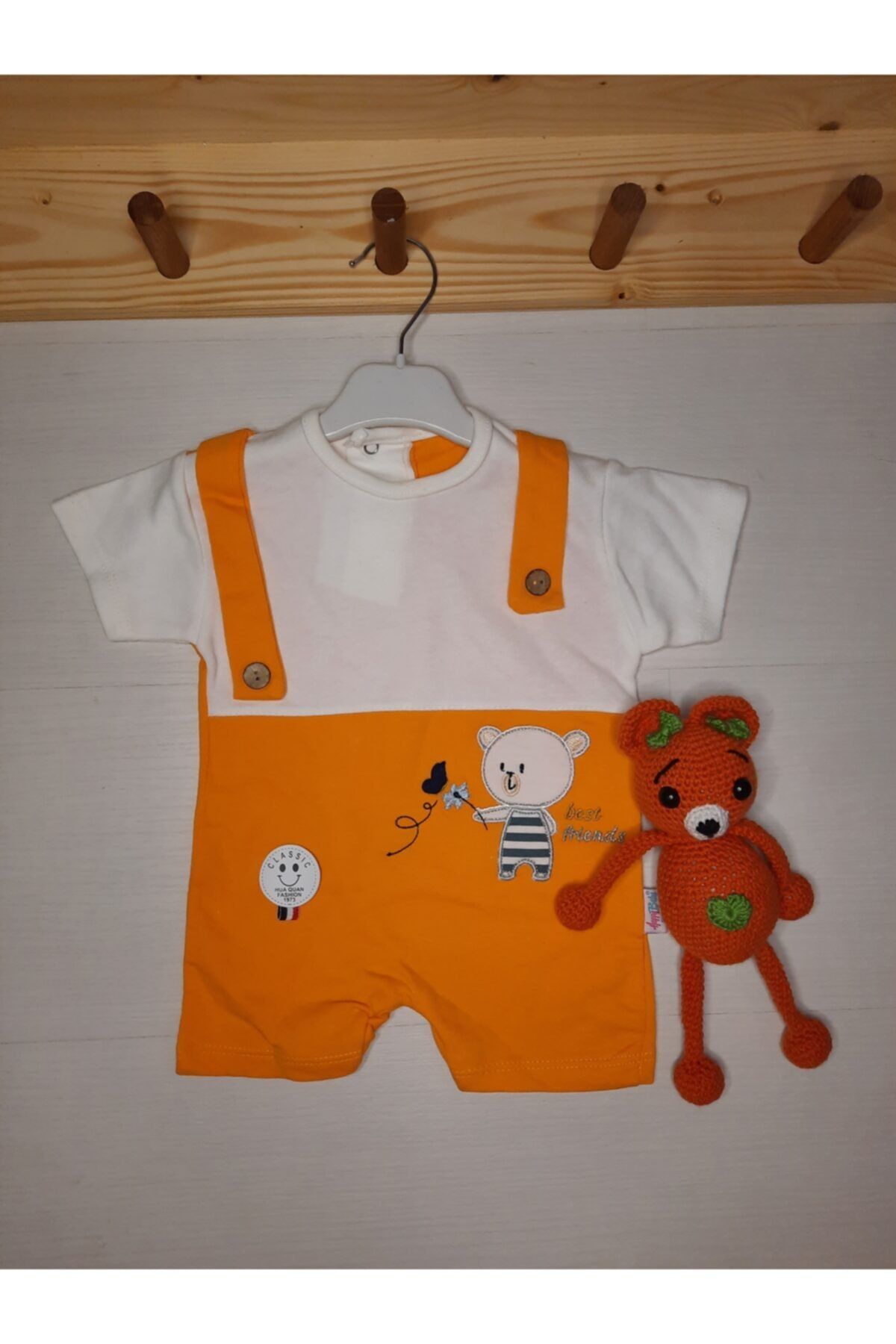 MiniKabin Ayıcıklı Salopet