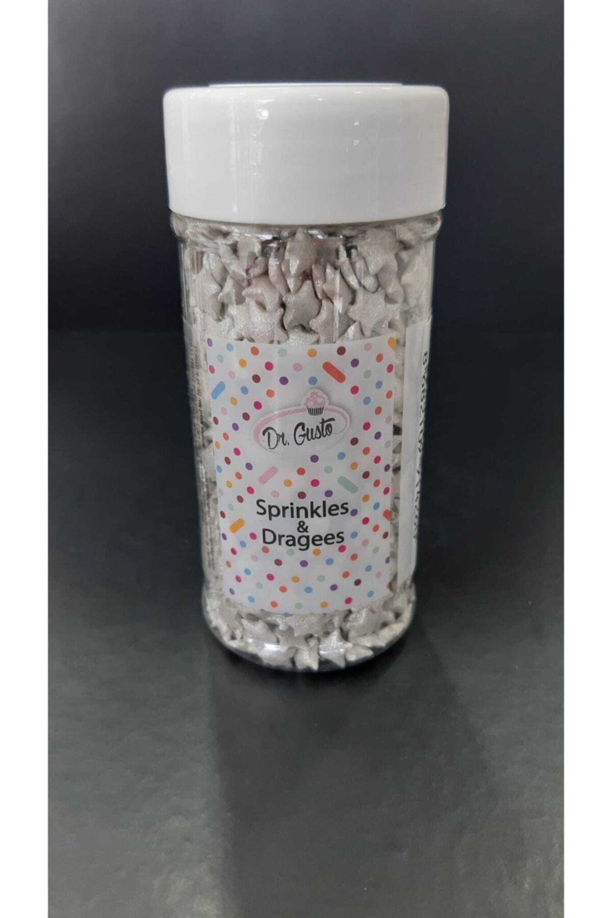 Dr. Gusto Dr Gusto Sprinkles Confeti Yıldız Gümüş 70 Gr