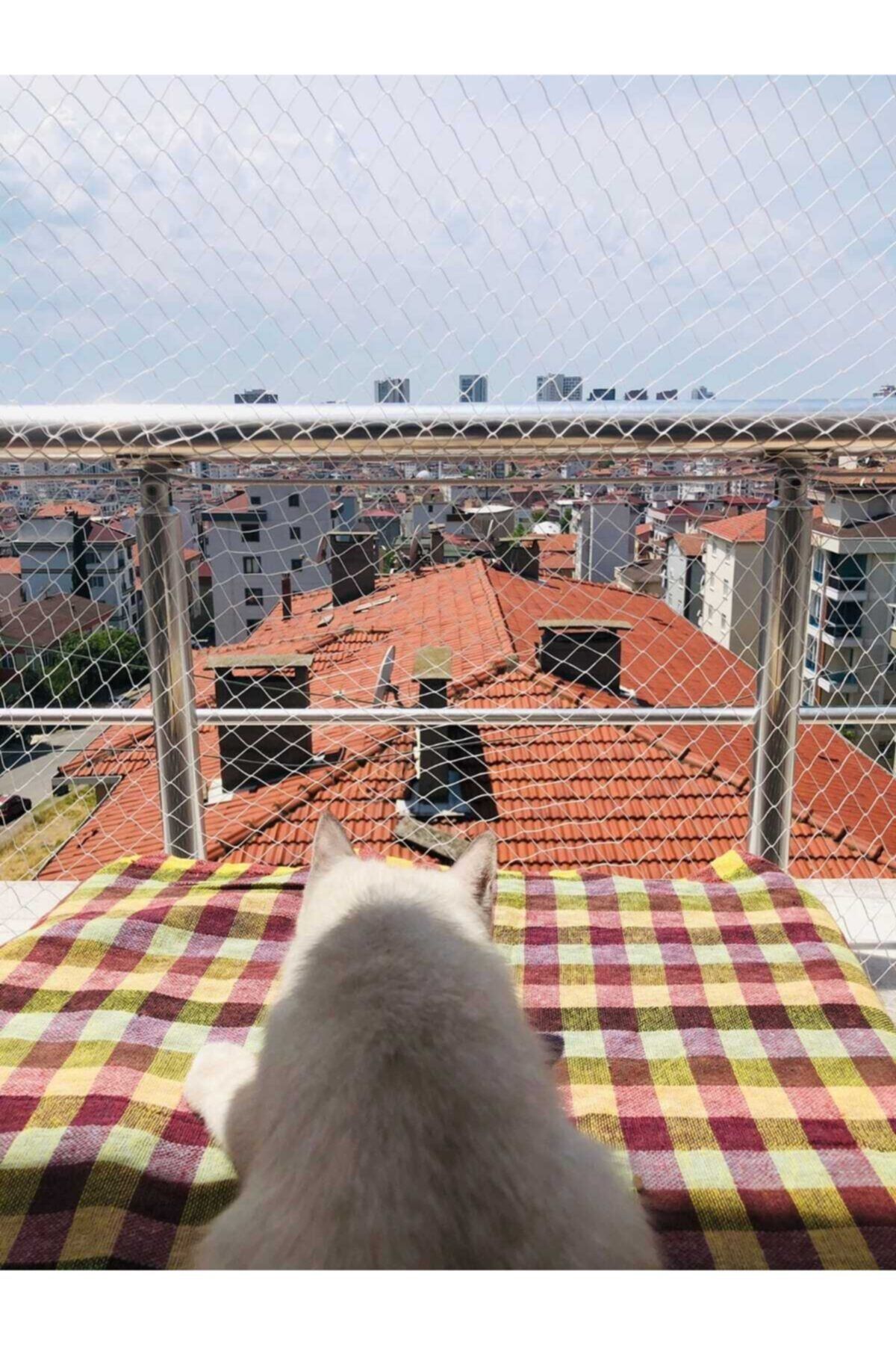asfile Kedi Güvenlik Ağı 3*4 M2 2 Cm Göz Aralığı