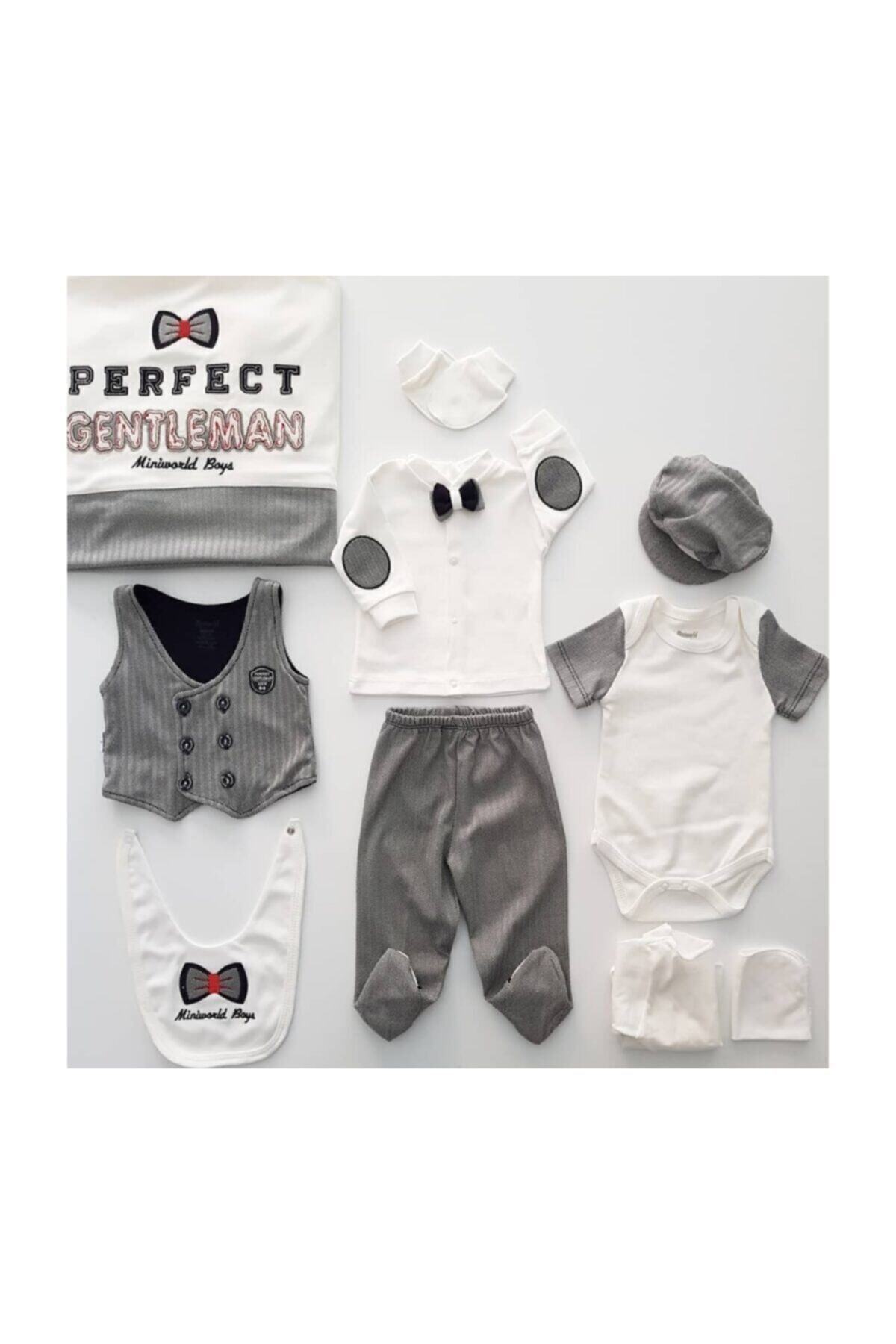 Miniworld Erkek Bebek 10 Parça 0-3 Ay Hastane Çıkışı Seti  10013578