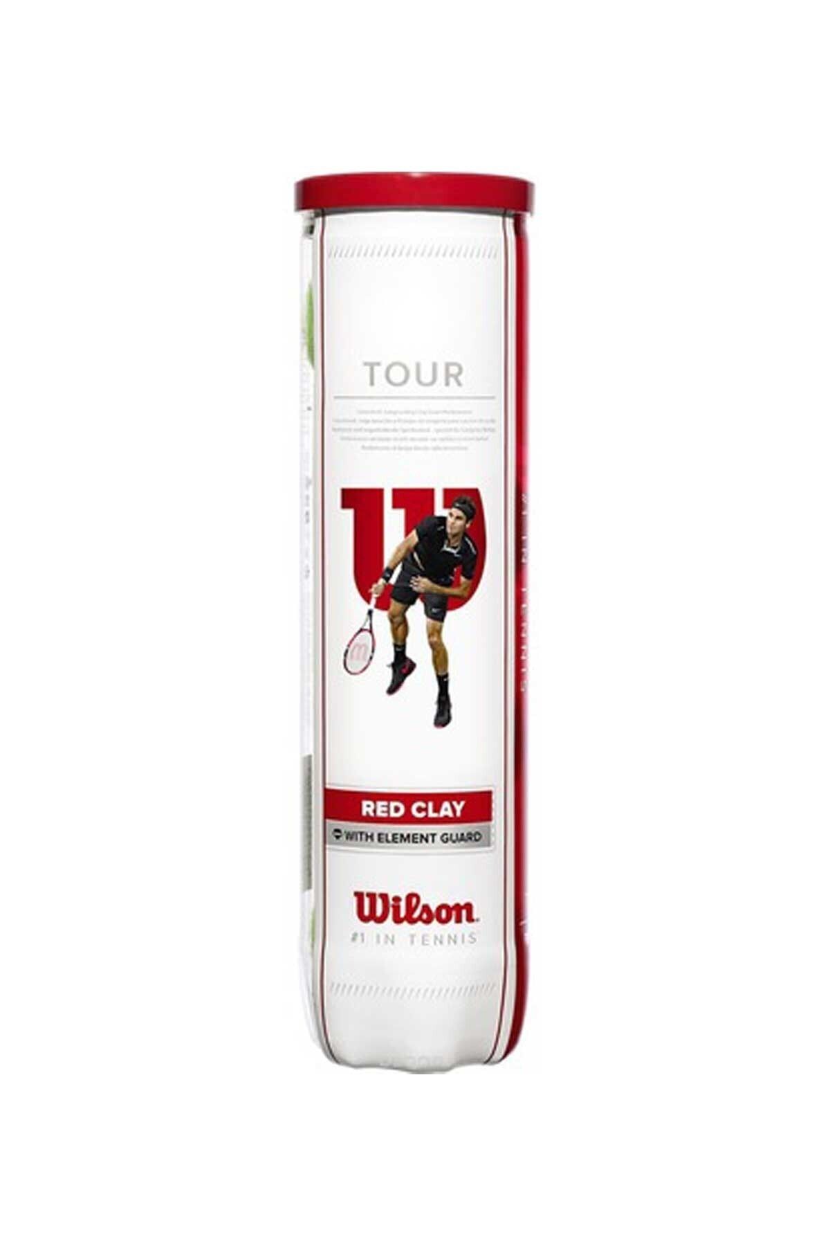 Wilson Red Clay Tenis Topu 4'lü