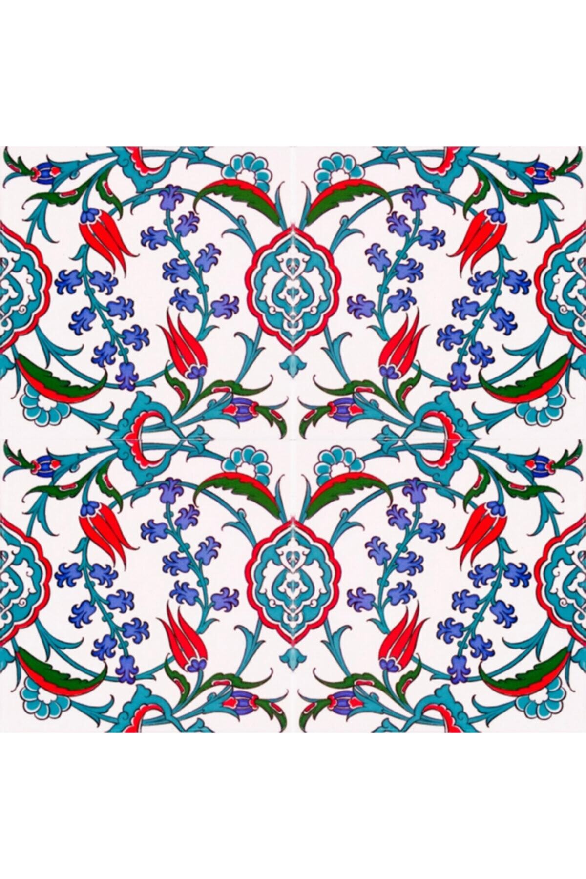 Kütahya Çini Yapı Tasarım Ac05 20x20 Cm 1 M2 Cami Çinisi- Çini Karo