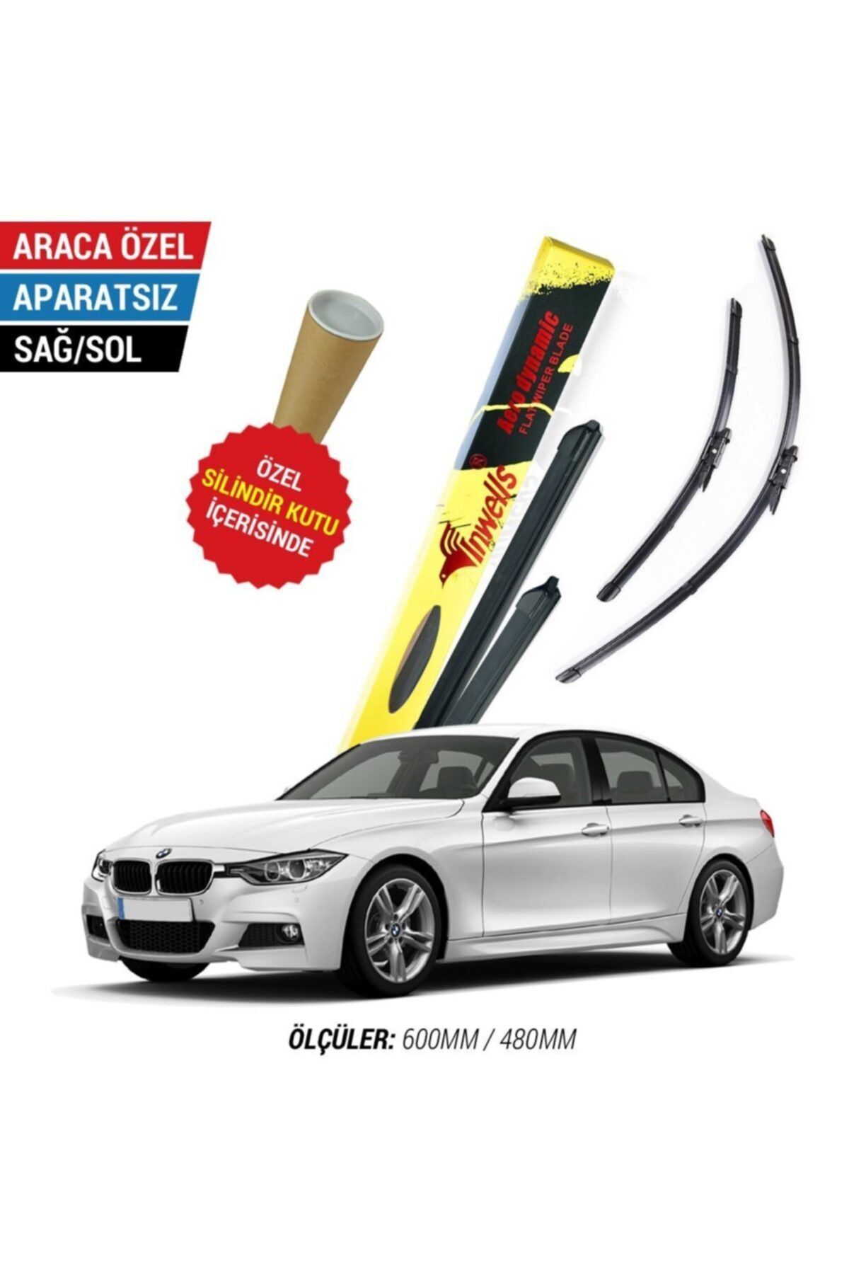 Inwells Bmw 3 Serisi F30 Inwells Muz Silecek Takımı (2012-2019)