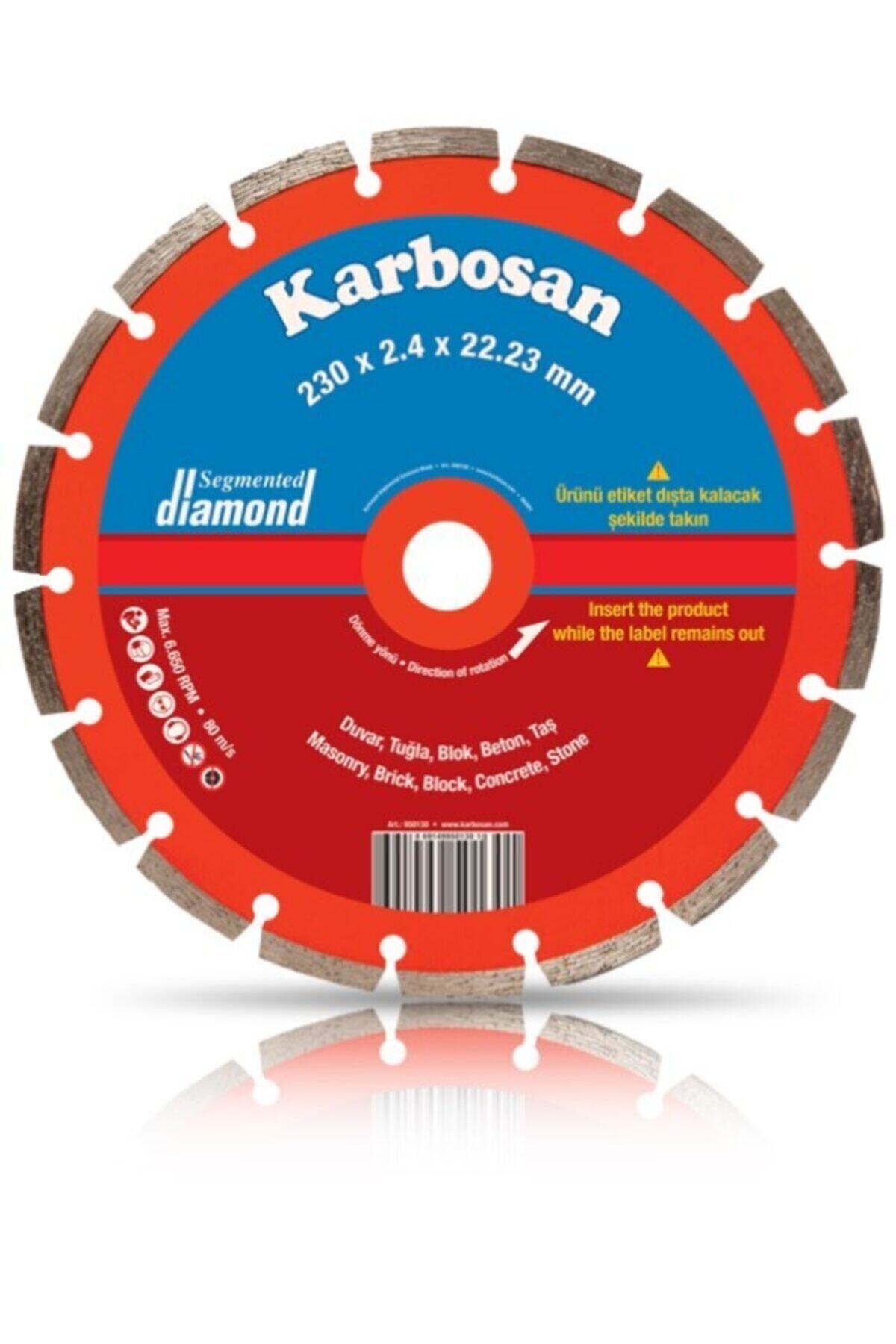 KARBOSAN 230 X 2.4 X 22.23 Mm Segmentli Elmas Kesici
