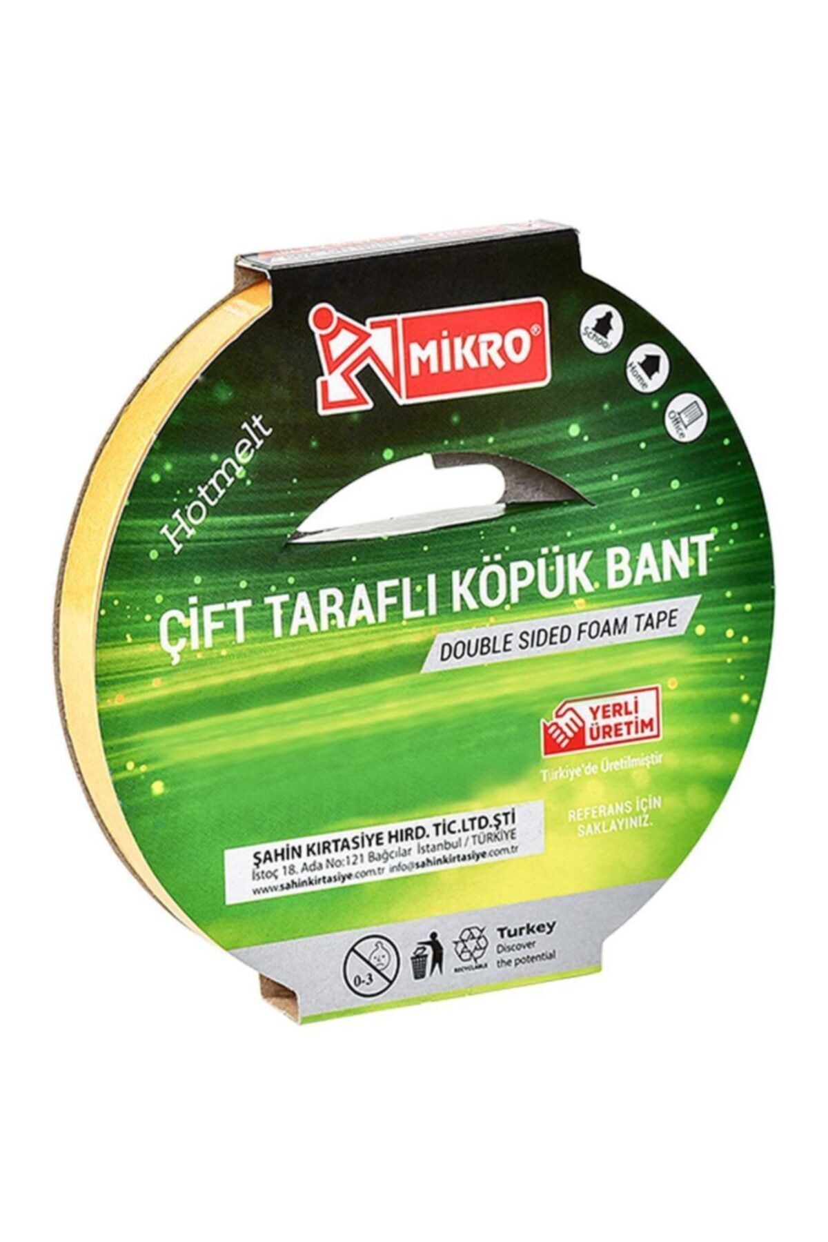 Mikro Çift Taraflı Köpük Bant 48*5 Bnt-205 (1 Adet)