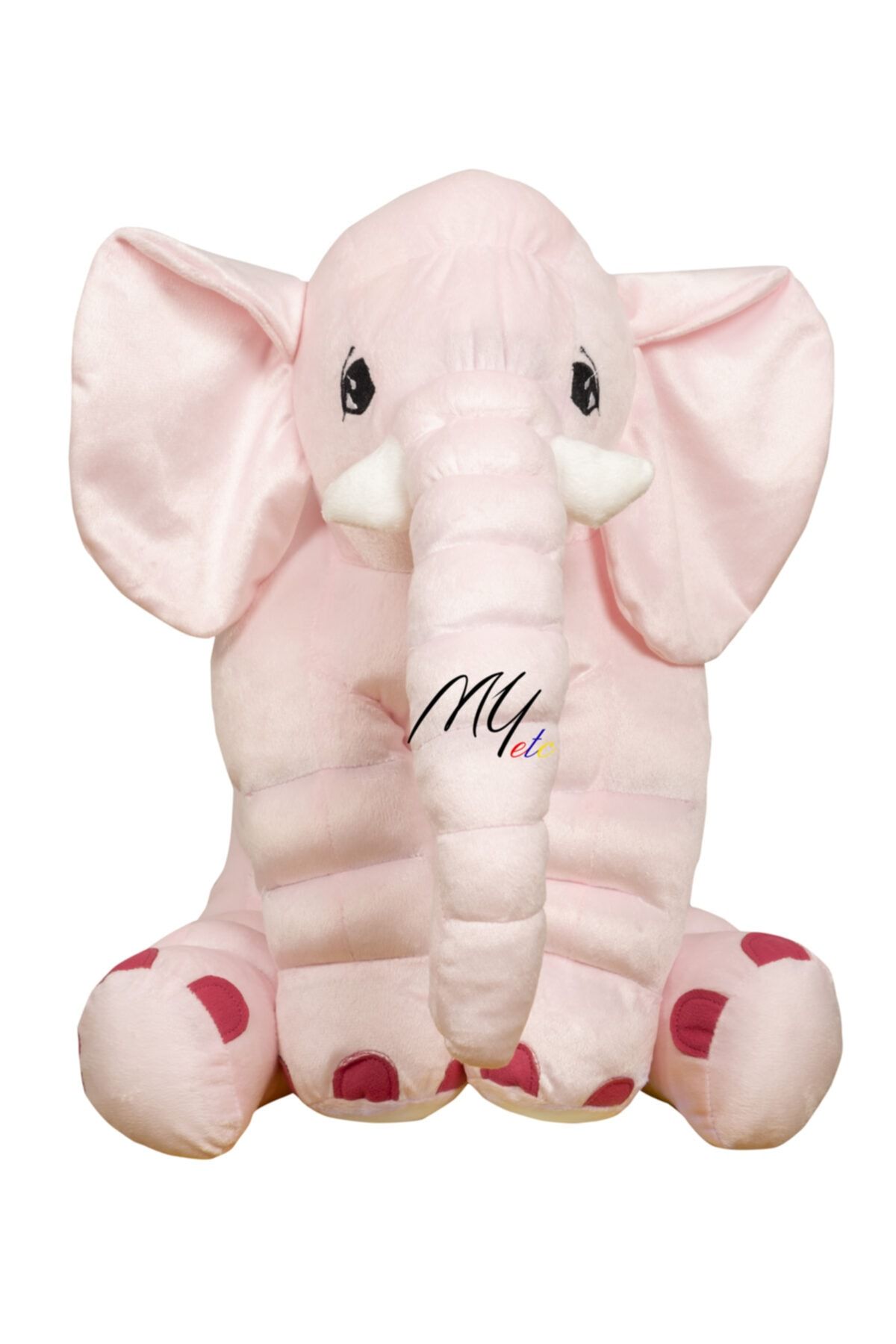 Myetc Uyku Arkadaşım Yumuşak Pembe Peluş Fil 90cm