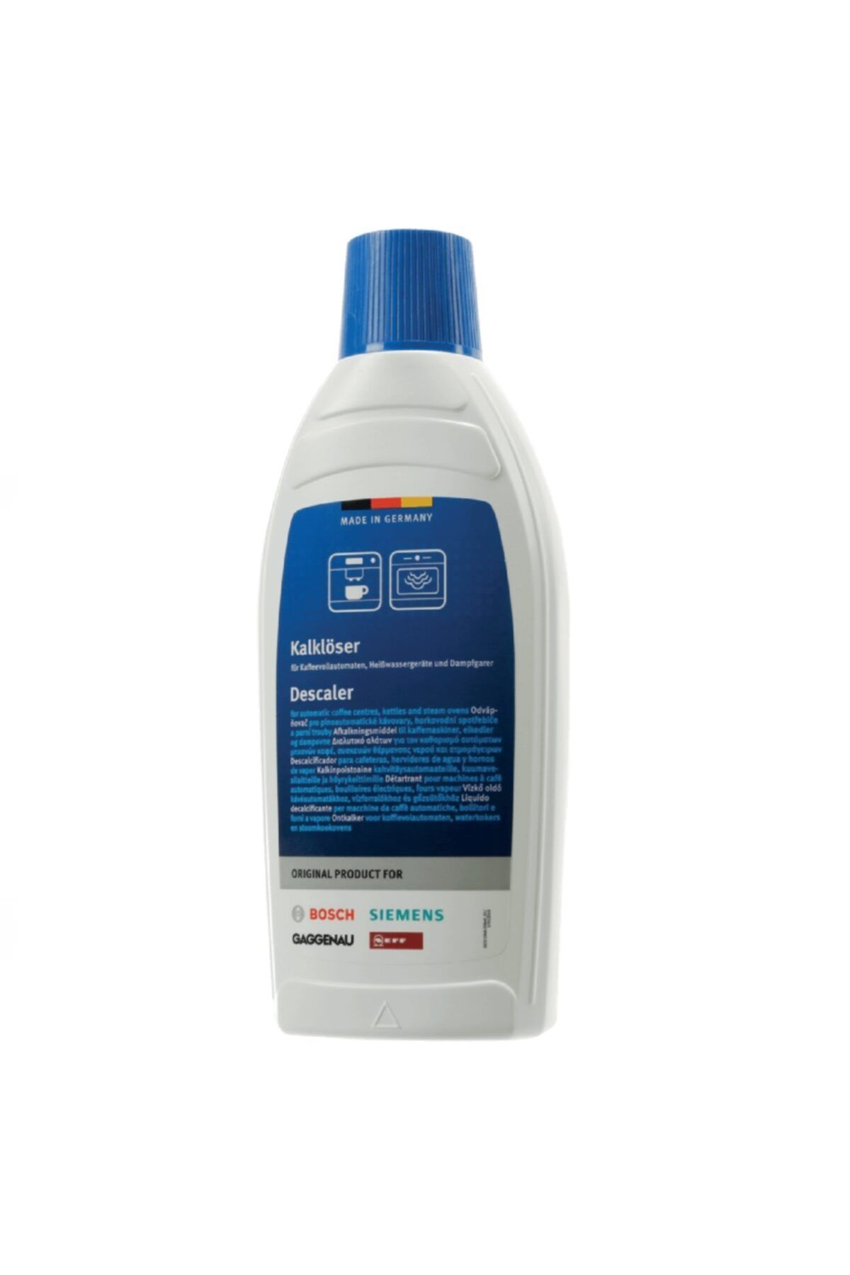 Bosch Espresso Kahve Makinesi Temizleyici Sıvı Kireç Çözücü Temizleme Solüsyonu 500ml