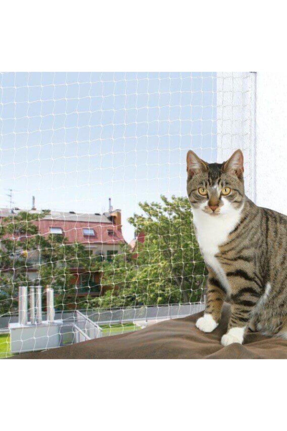 Balıkmarketim Kedi Koruma Filesi 1.5 Mm Kalınlık 4x4 Cm Göz Aralığı 8 Metre-9 Metre