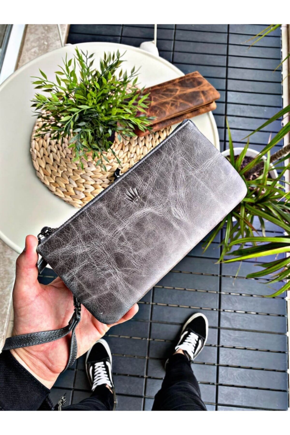 WATCHOFROYAL Oxford Grey El Çantası