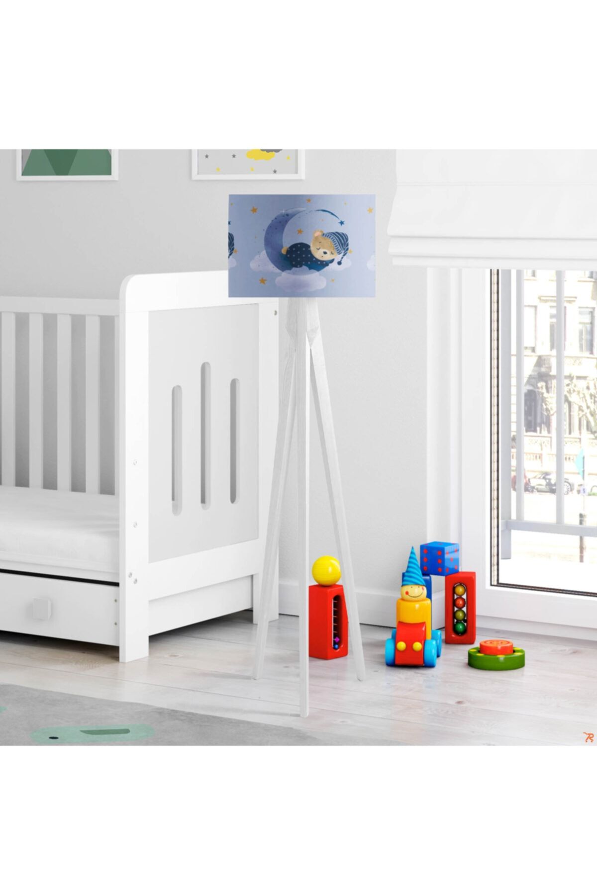 Beshick Şapkalı Ayıcık Çocuk Odası Lambader