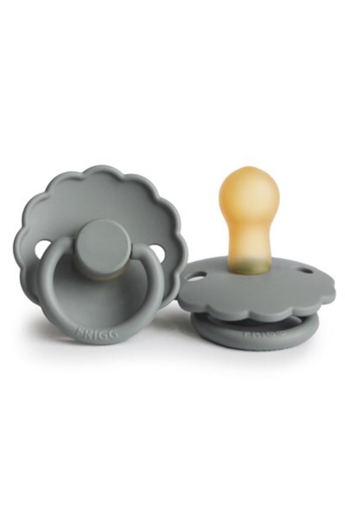 Frigg Frıgg Daisy Kauçuk Emzik - French Gray 0-6 Ay