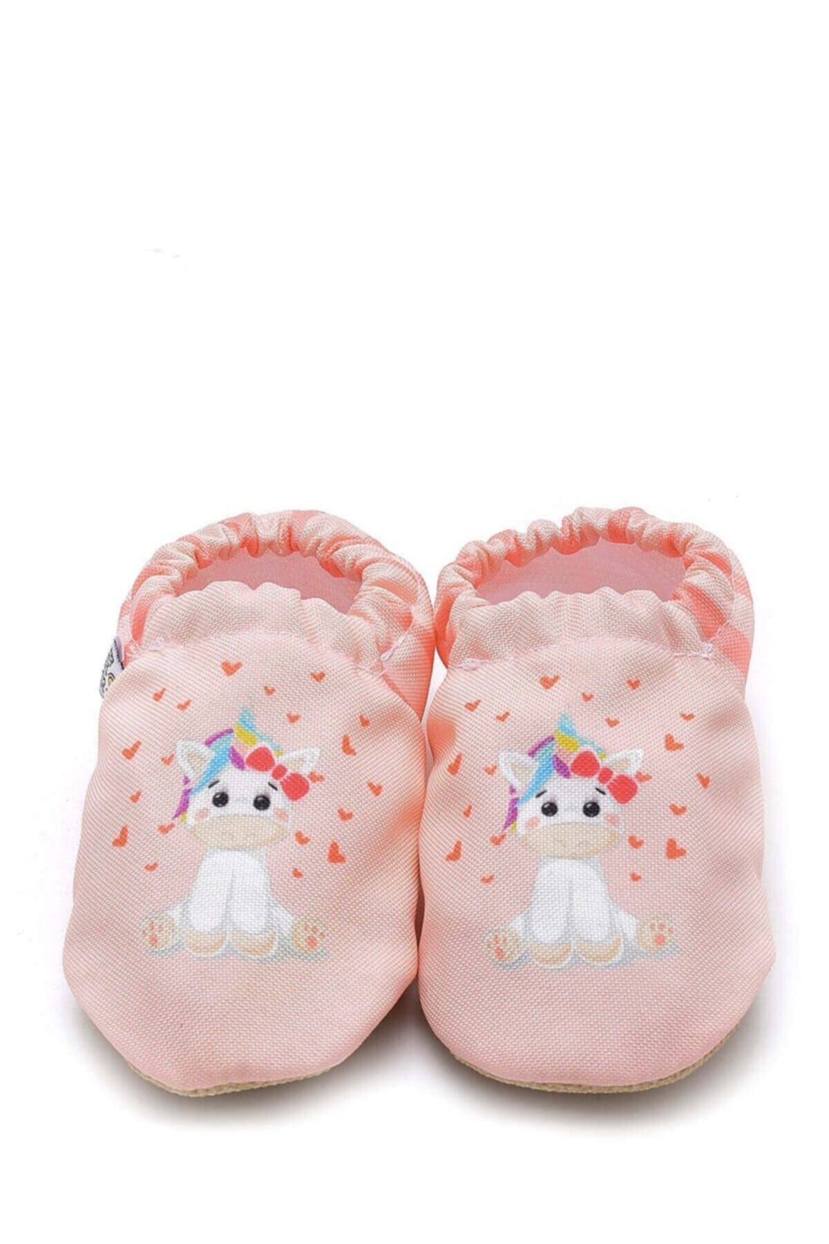 First Step Love Unicorn Kaydırmaz Taban Yazlık Patik Pembe F-824