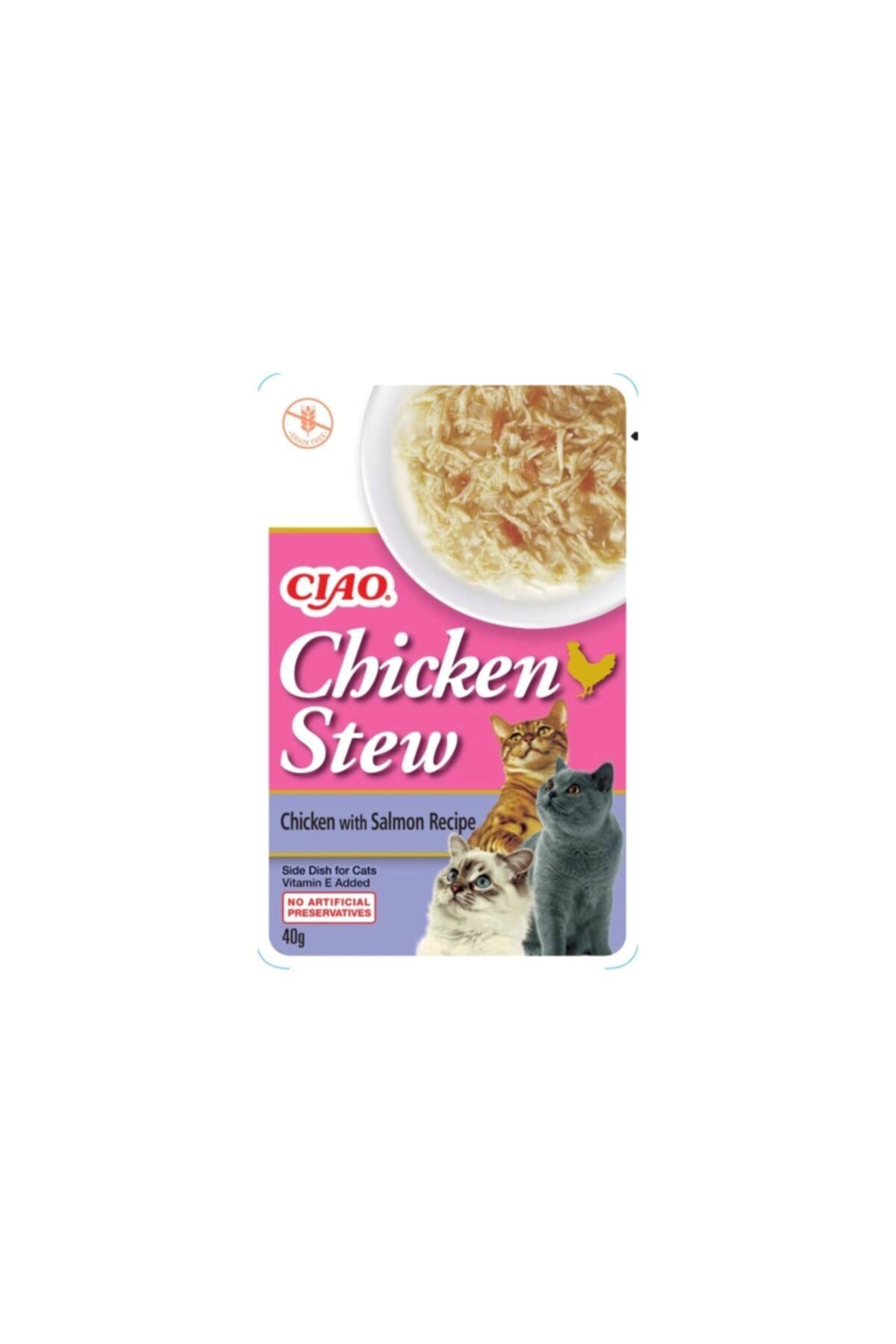 Ciao Chicken Stew Tavuk Güveç Ve Somonlu Pate 40 Gr