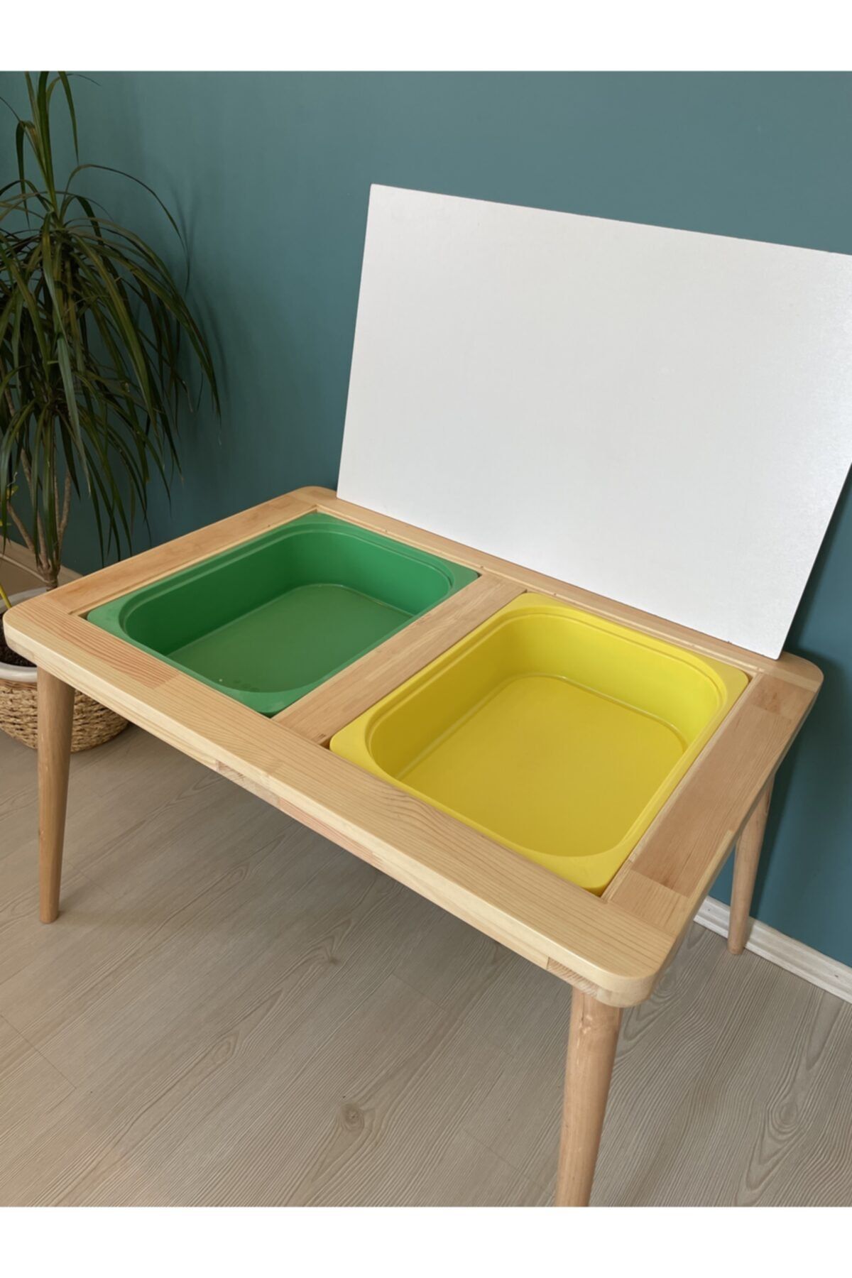 Atelier Light&Wood Duyusal Aktivite Masası 2 Bölmeli