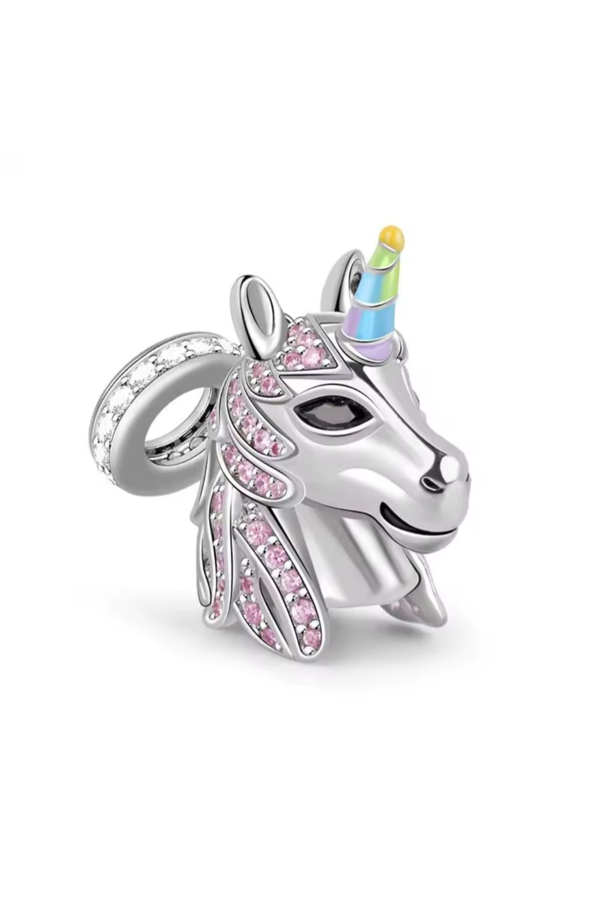 Lux Design Gümüş Unicorn AtCharm