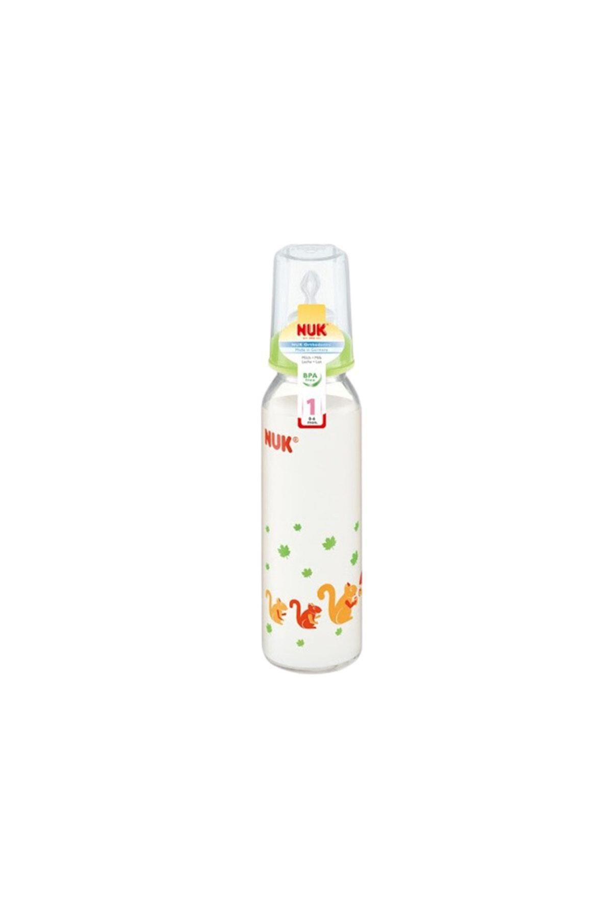 Nuk Silikon Emzikli CamBiberon 250 ml - Yeşil