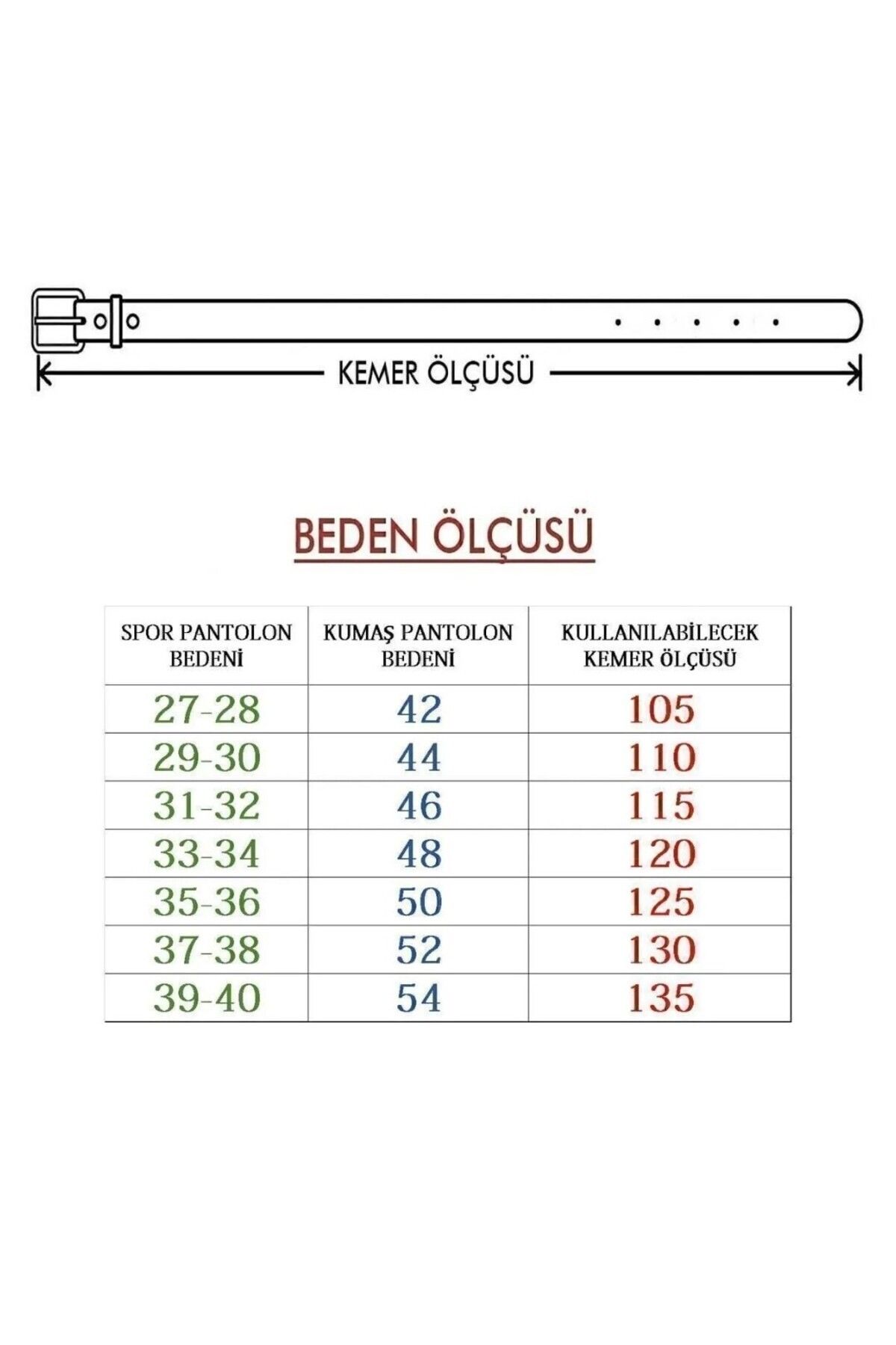 ŞIK TASARIMLI 4CM ERKEK KOT KEMERİ