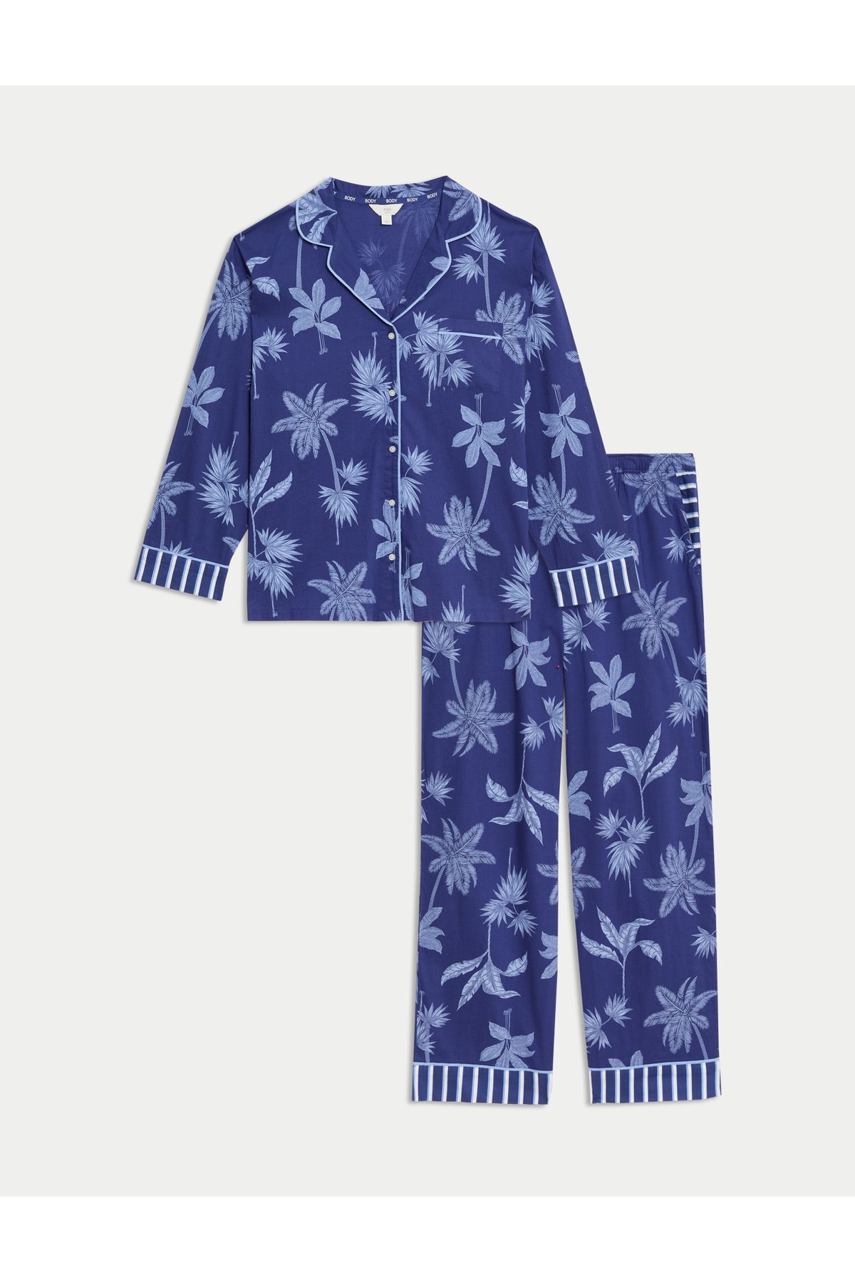 Saf Pamuklu Cool Comfort™ Desenli Pijama Takımı