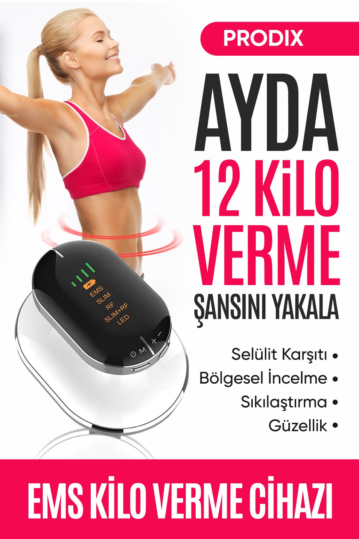 PRODİX Ems ZayıflamaSıkılaştırma Masaj Ve Sel...