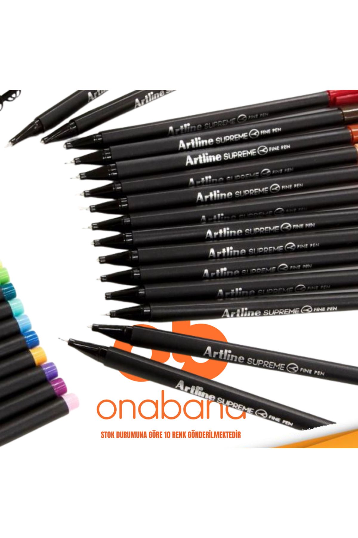 ONABANA Supreme Fine Pen Uçlu(0.4 MM) 10 Renk...