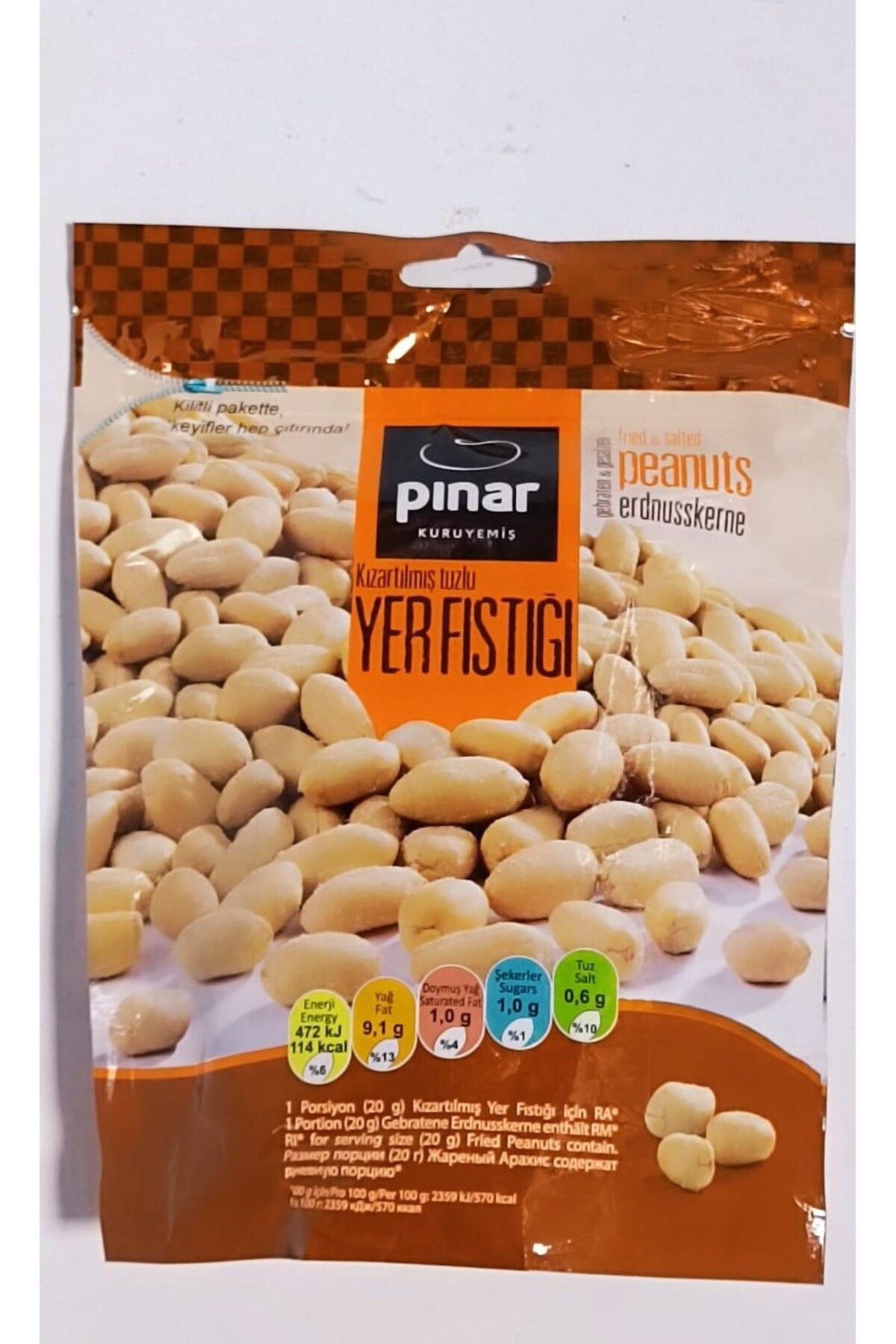 PINAR KURUYEMİŞ PINARFISTIKSS KIZ.TUZ.170GR