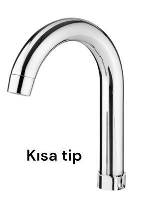 ANF LAVABO BATARYA BORUSU KISA (KUĞU BOYUN) 20 CM 2 Yıl KROM DAYANIKLI TR Standart Image 0