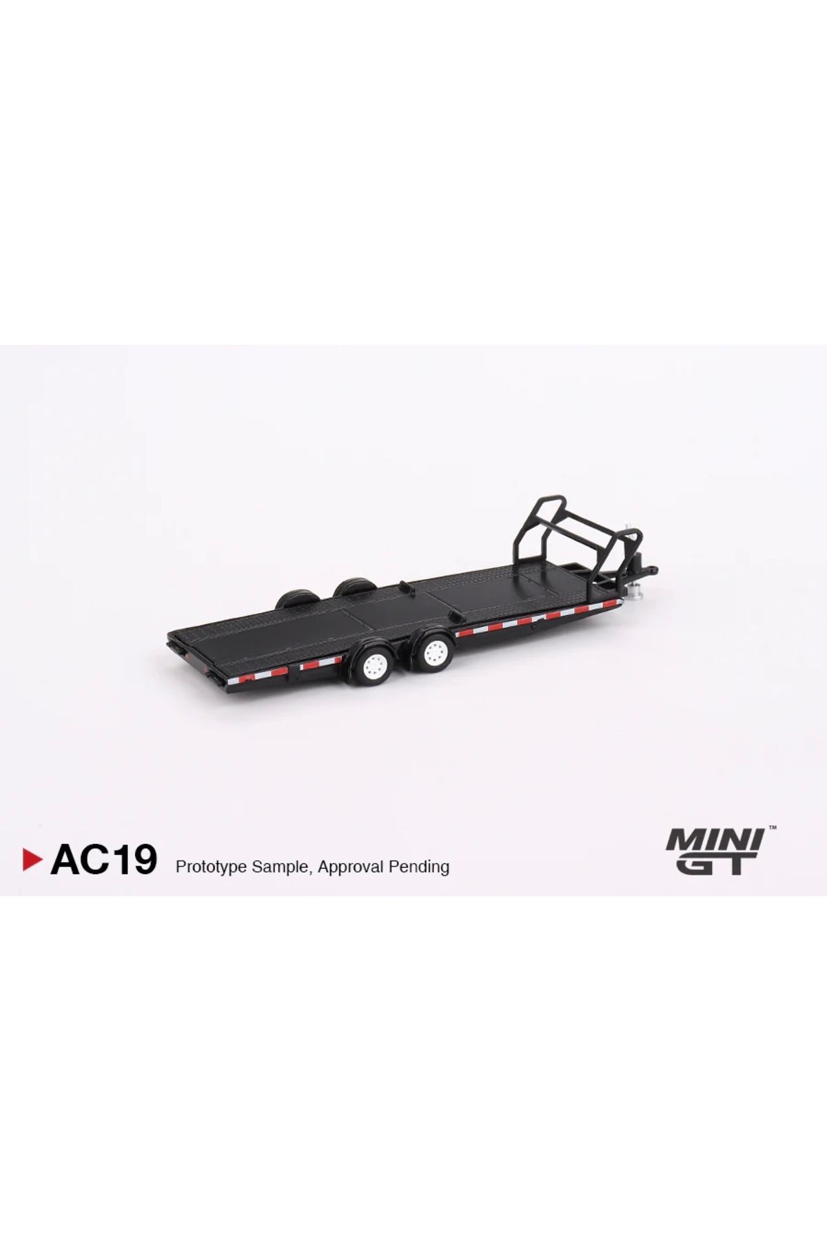 1/64 Car Hauler Trailer Black Mgtac19