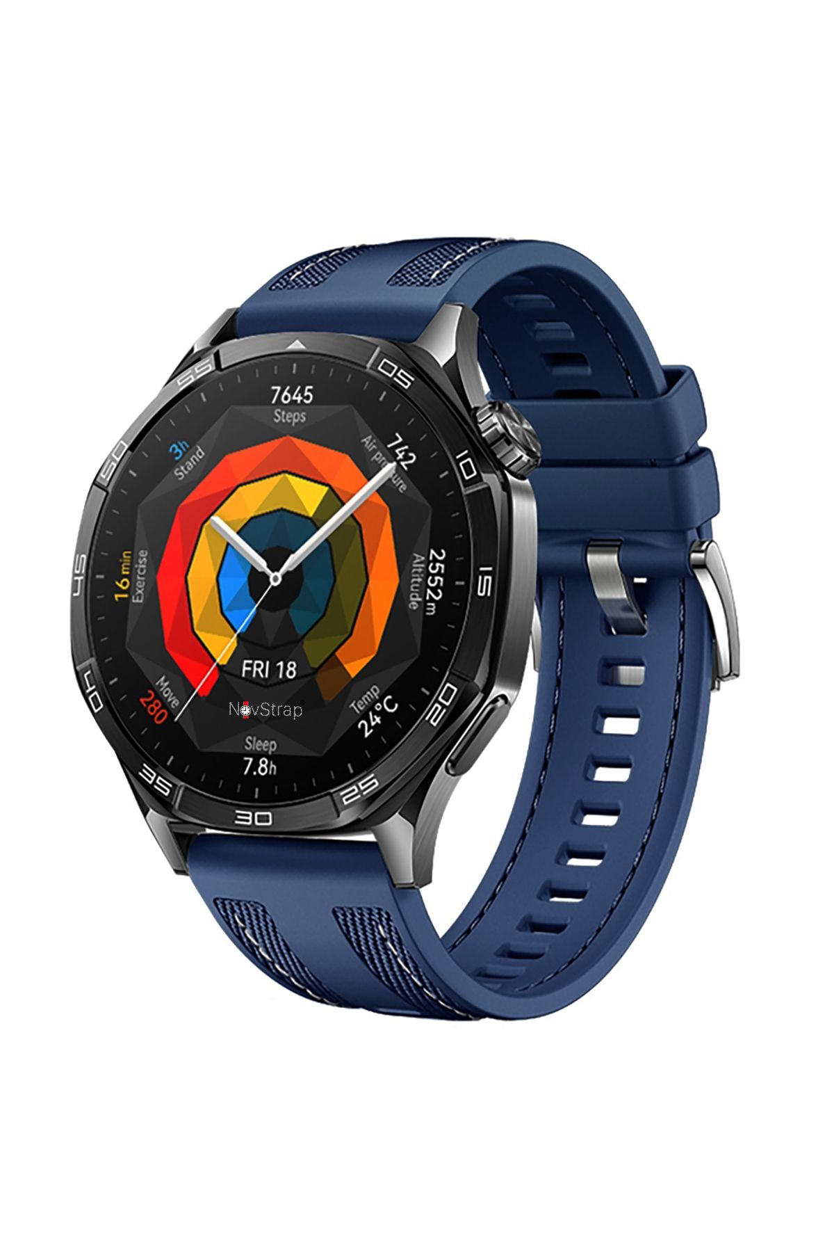 Huawei Watch Gt5 46mm Gt5 Pro Gt4 46mm Gt3 46mm Gt3 Pro Se Gt2 ile Uyumlu Kordon 22mm Hybrid Dikişli