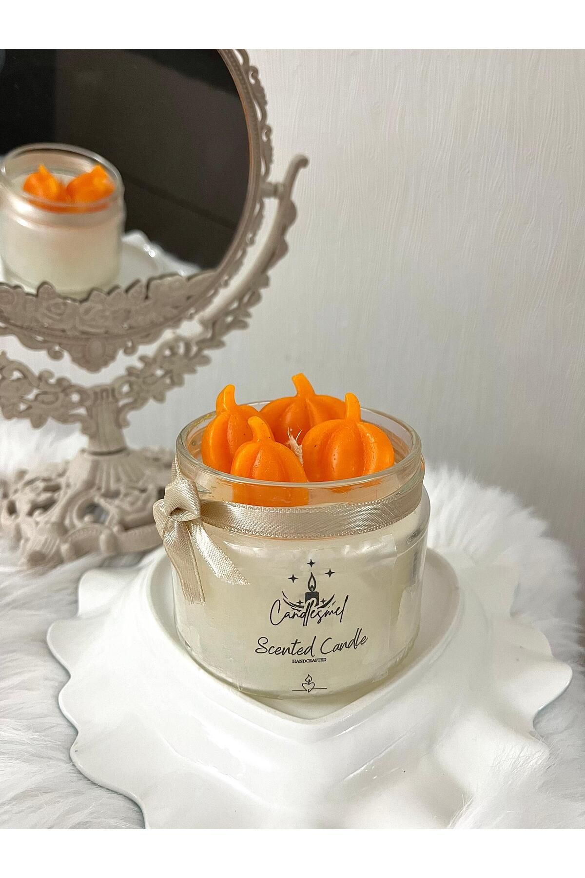 CandleSmell HEDİYELİK BALKABAĞI KAVANOZ MUM