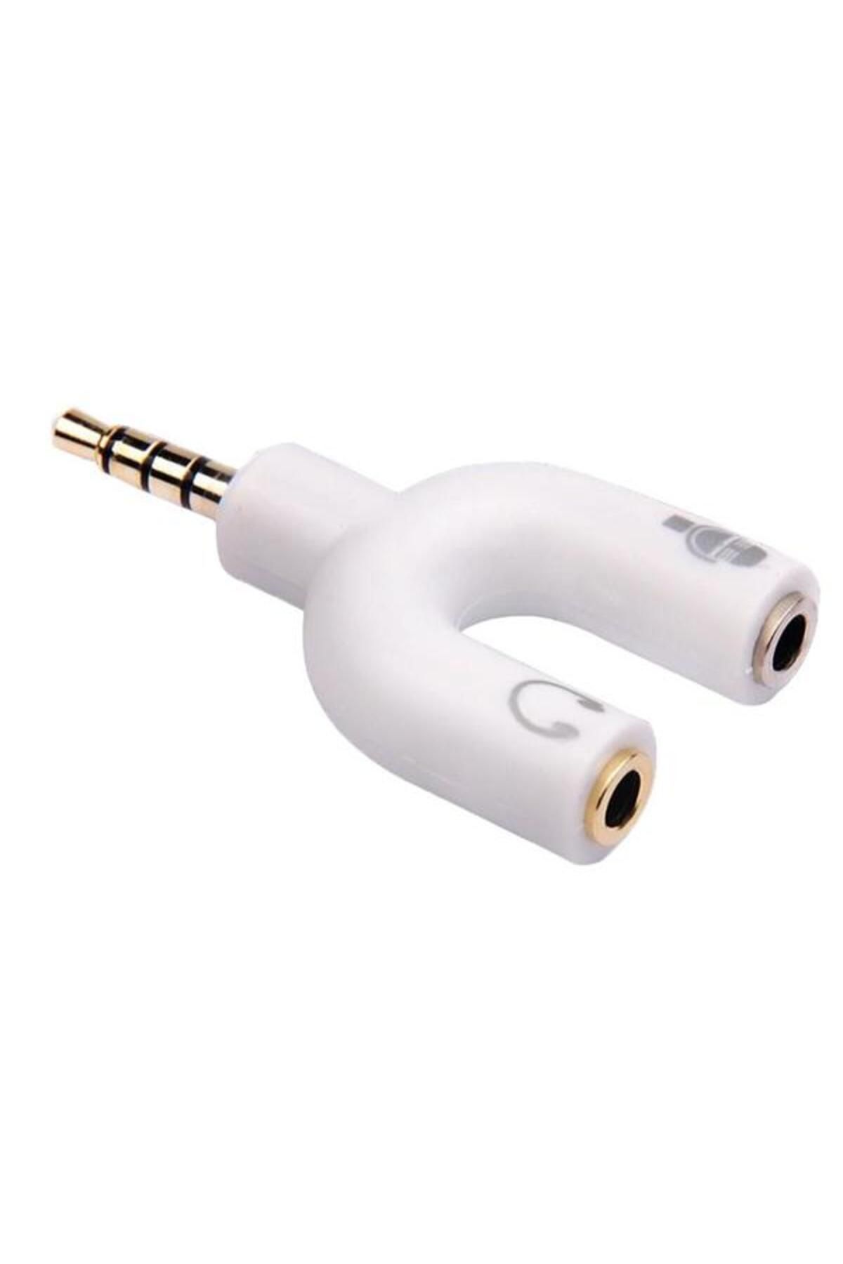 PM-4318 3.5 MM STEREO ERKEK KULAKLIK + HOPARLÖR DİŞİ ÇOKLAYICI JACK