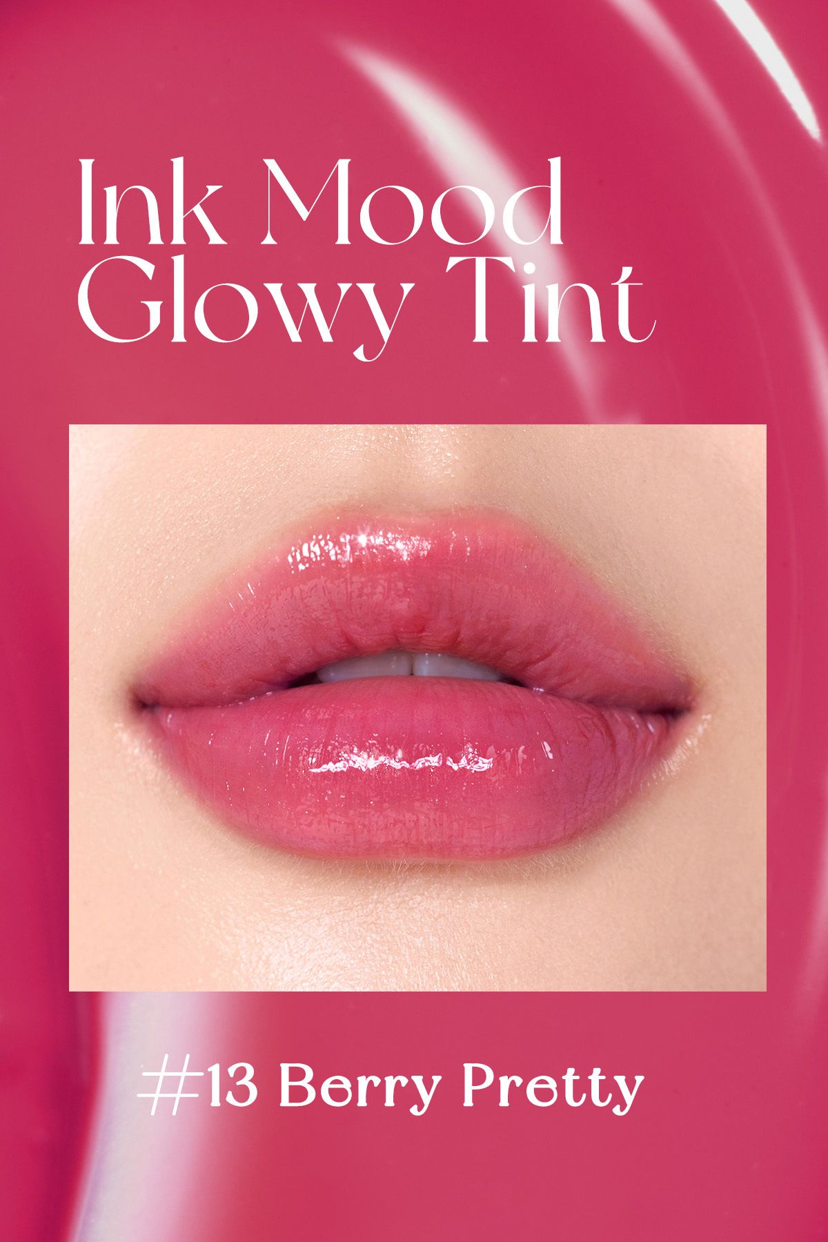 Kalıcı, Pigmentli, Parlak Bitişli Tint PERIPERA Ink Mood Glowy Tint 13 Berry Pretty (Peritage)