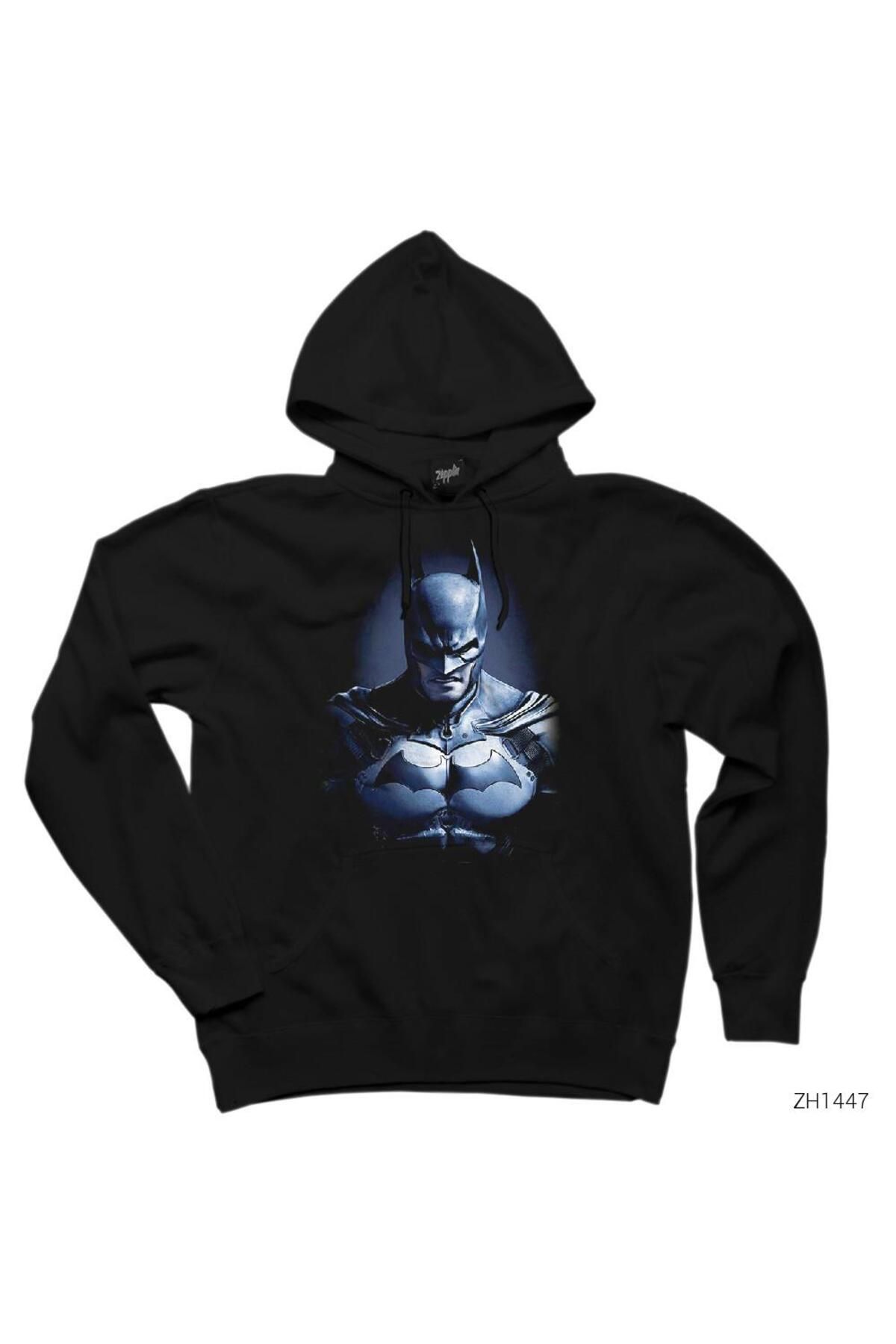 CrowsGate Batman Dark KnightSiyah Kapşonlu Sw...