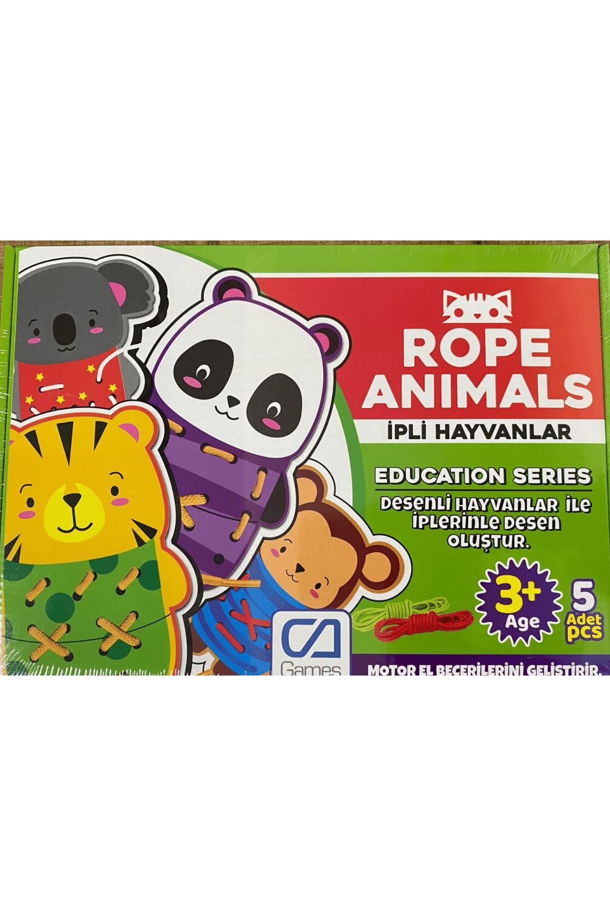 Yumurcak Oyuncak CAPLS-5249ROPE ANIMAL İPLİ H...