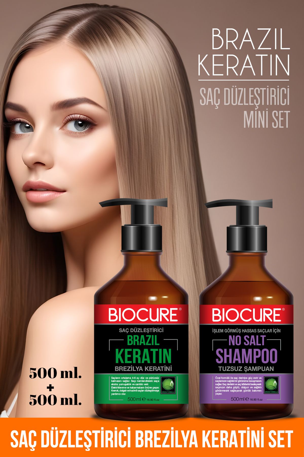 BiocureSaç DüzleştiriciKeratin Bakımı Brezily...