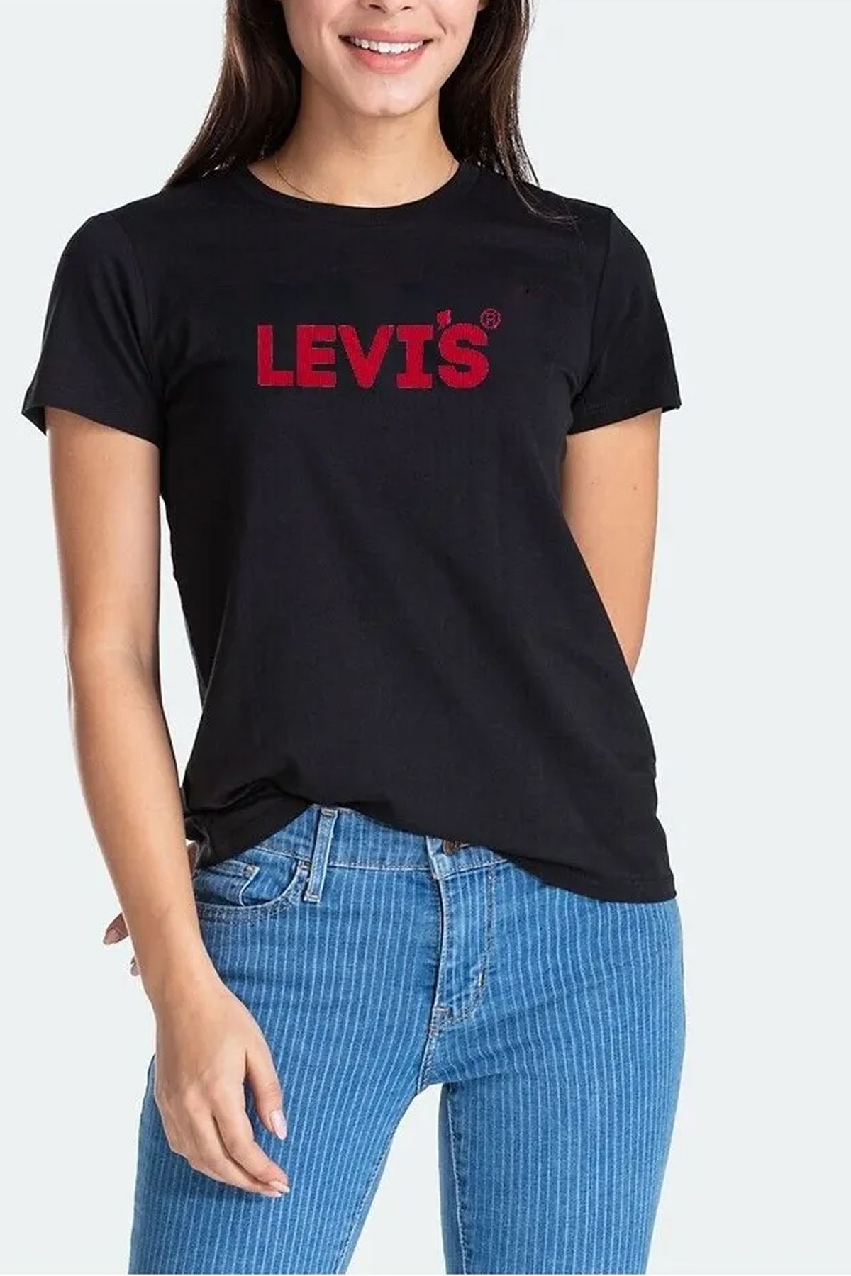 Levi's Kadın Siyah ThePerfect Tee Core T-shir...