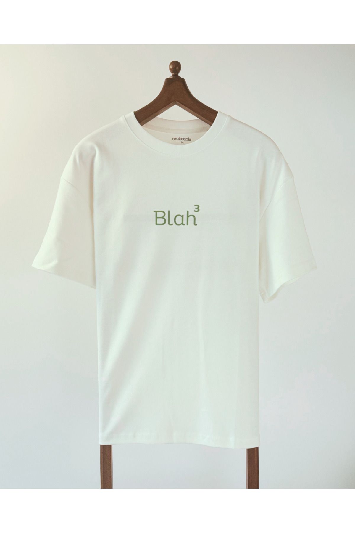 Multeeple Blah Göhüs BaskılıOversize T-Shirt