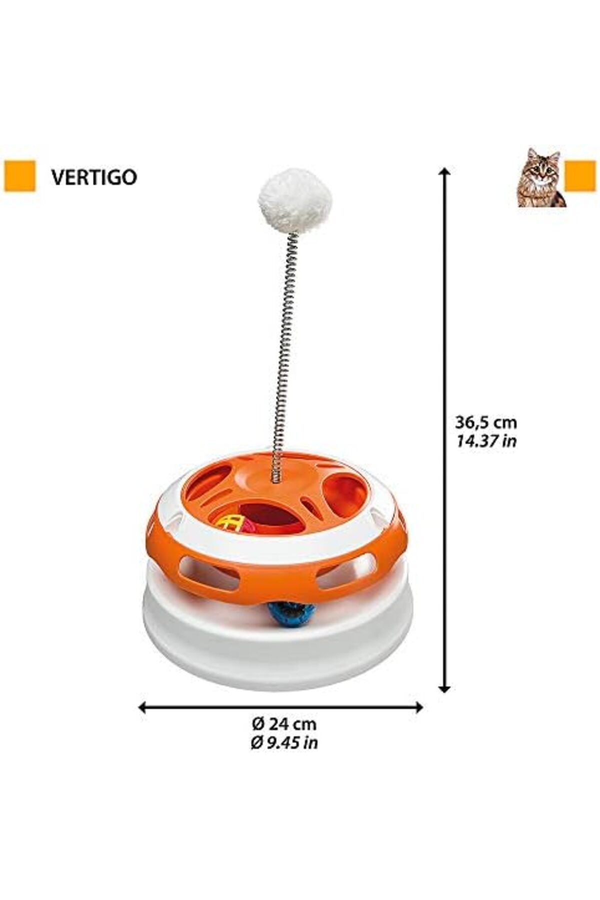 Vertigo Atlı Karınca Kedi Oyuncağı Ø 24 X 36.5 Cm