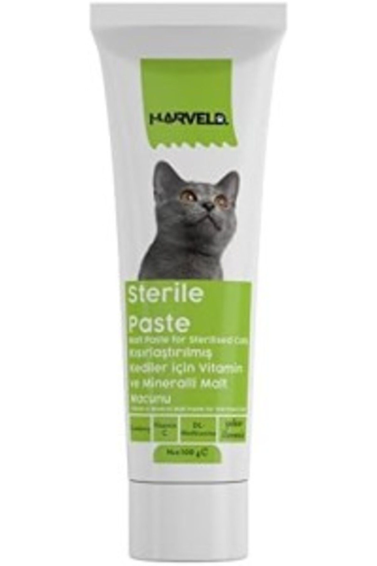 Harveld Sterile Paste Kısırlaştırılmış Kedi Bağışıklık Sağlığı Vitamin Mineral Şeker Ilavesiz Macun