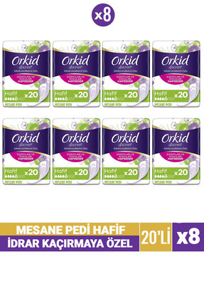 8 Adet Discreet Mesane Pedi Hafif 20 Adet Idrar Kaçırmaya Özel 20'li x 8 Adet Image 0
