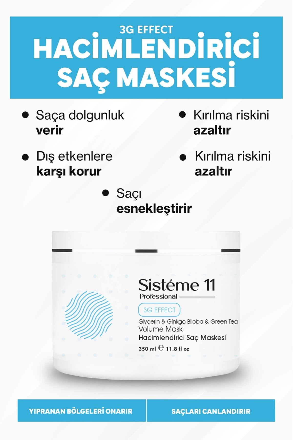 Sistéme 11 Sisteme 11Hacimlendirici Maske 350...