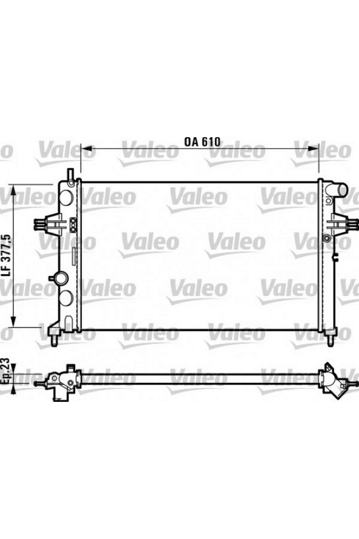 Valeo RADYATÖR ASTRA G-ZAFIRA1.4 16V-1.6 16V-...