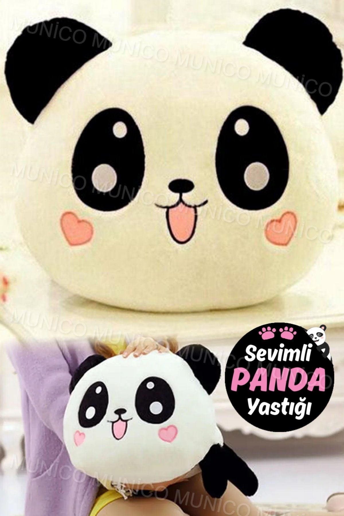 Peluş Panda Yastığı Sevimli Kızları Etkilemenin Yöntemleri Yastığı Panda Tatlı Yumuşak Panda Yastık