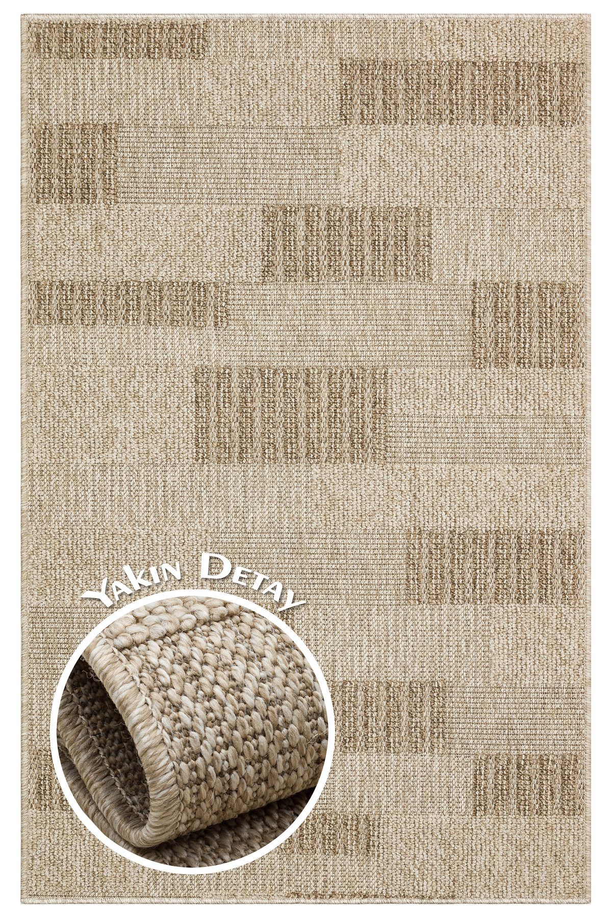 Naturel Rustik Geometrik Sisal Jüt Halı El Dokuma Örgü Hasır Halı Vintage Sisal Jüt Sisal Kilim