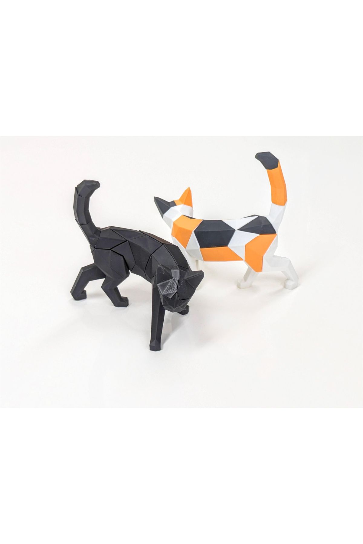 3d Yapboz - Mıknatıslı 3d Kedi Puzzle / 3d Kedi Yapboz (TURUNCU)