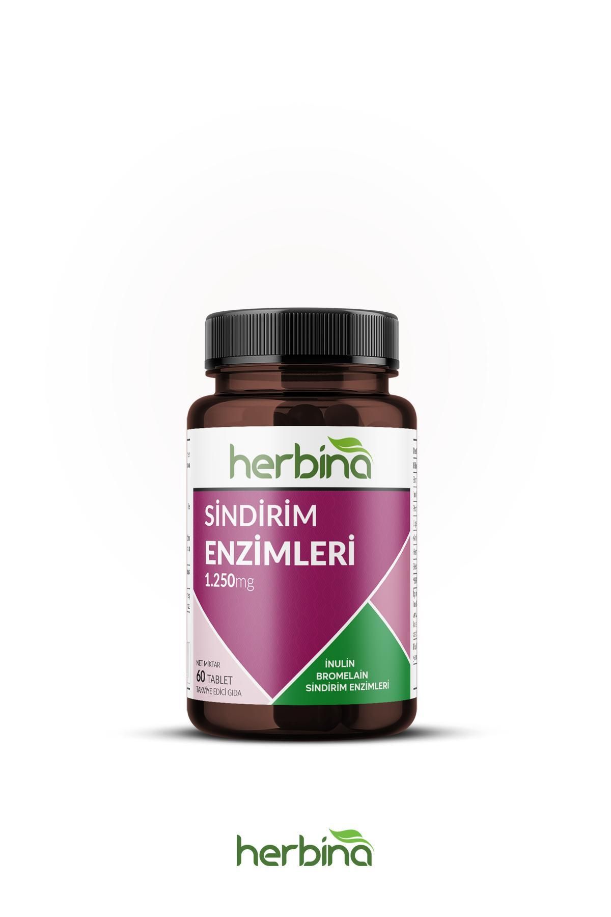 Herbina Sindirim Enzimleri1250 Mg 60 Tablet