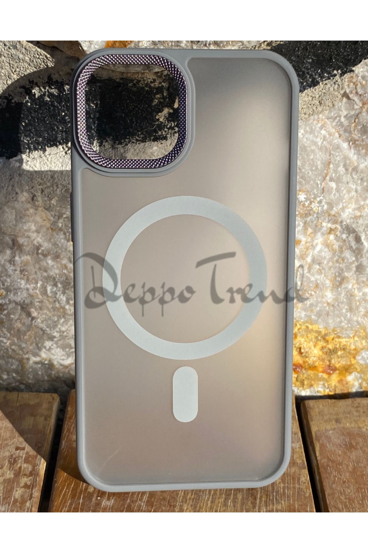 Deppo Trend iPhone 13/14Uyumlu Kılıf Kamera K...