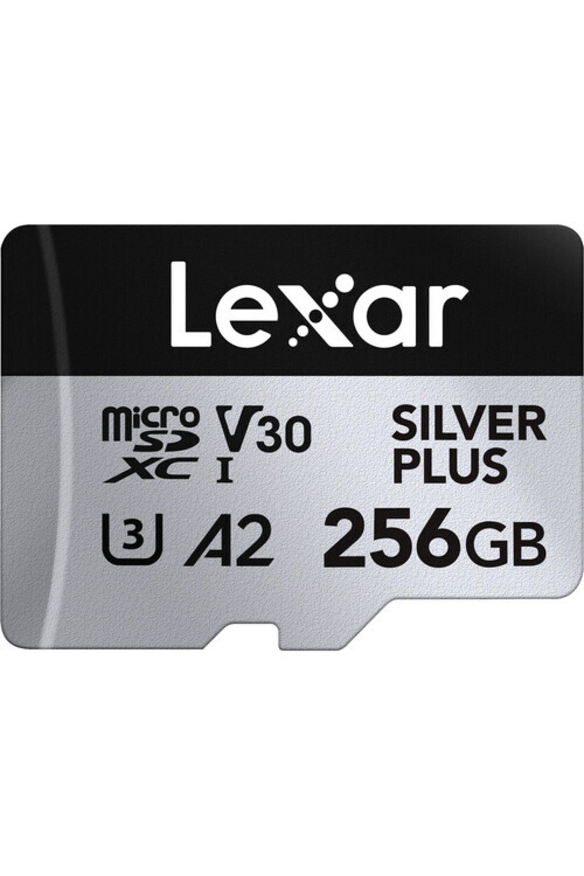 256GB Silver Plus 205mb 4K V30 UHSI Micro SD Hafıza Kartı